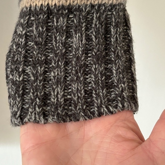 Cowichan full zip cardigan tunic length wool blend, lined hood Kids XL/Women's S - Picture 6 of 11